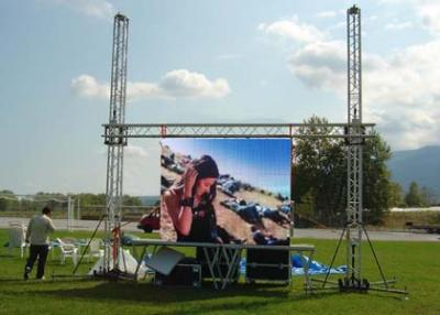 China P10 1R1G1B IP65 VGA Iron Full Color Electronic Outdoor Led Video Wall Rental for sale