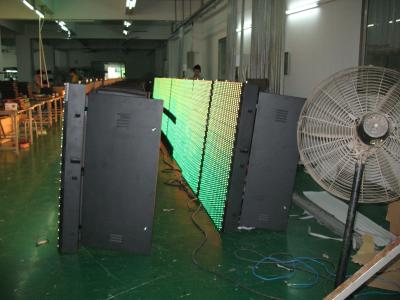 China P16 16mm Modular 2R1G Tri Color Led Text Message Display Screens modules For Bank for sale