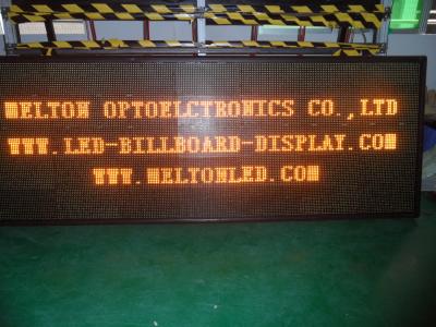 China Waterproof Single Color Large Modular Scrolling LED Outdoor Signs P12 / 16 for sale