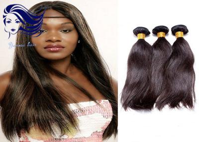 China Straight 100 Virgin Brazilian Hair Extensions Real Human Hair Double Weft for sale