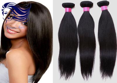 China 7A extensões peruanas do cabelo do Virgin de 10 polegadas para a seda das mulheres negras em linha reta à venda