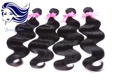 China 24 Inch Hair Extensions Virgin Peruvian Wavy Hair Weave Double Drawn for sale