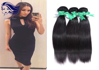 China Natural Unprocessed Human Hair Bundles , Straight Indian Hair Extensions for sale