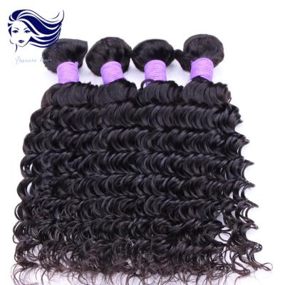 China Extensões peruanas do cabelo do Virgin preto natural 12 polegadas, pacotes peruanos do cabelo à venda