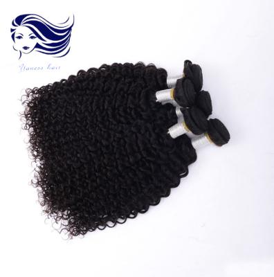 China Tangle Free Grade 6A Virgin Hair Bundles Kinky Curly Double Drawn for sale