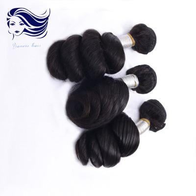 China Double Weft 6A Grade Brazilian Hair Extensions Loose Wave Healthy for sale