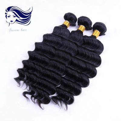 中国 カーリー ヘアー、バージンの レミ のブラジルの毛のための深い織り方の レミ 7A の毛延長 販売のため