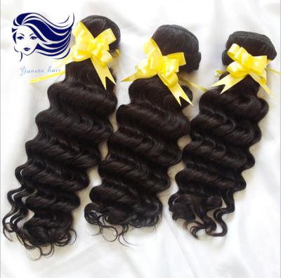 China Deep Wave 100 Virgin Cambodian Hair Remy Loose Wave Human Hair for sale