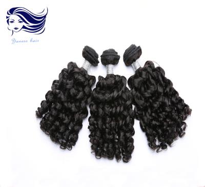 China 100 rollt menschliches gelocktes Haar Tanten-Funmi Hair Malaysian Grad 7A zusammen zu verkaufen