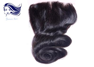 China Virgin Full Lace Top Closure / Peruvian Hair Lace Closure 12 Inch for sale