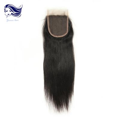China Natural Side Part Lace Closure 3 Part Lace Closure Silk Straight for sale