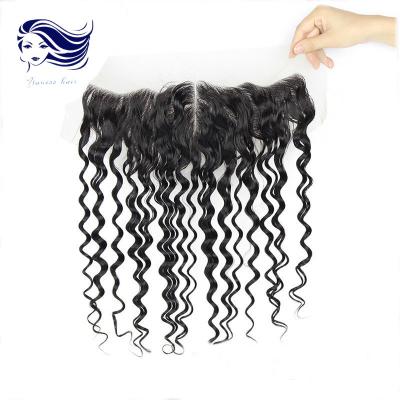 China Cierres rizados completos del frente del cordón para tejer/las pelucas delanteras del cabello humano del cordón en venta