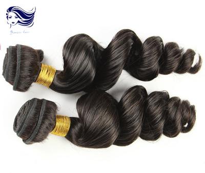 China 24 Inch Grade 7A Virgin Hair Natural Black Brazilian Remy Virgin Hair for sale