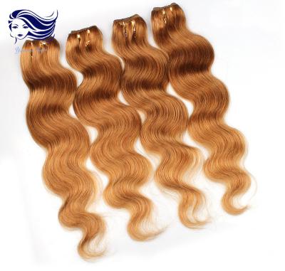 中国 女の子のための多彩な人間の毛髪延長、着色された実質の毛延長 販売のため
