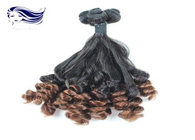 China Wirkliches Ombre-Farbkurz Haar 1B/27 gelocktes Haar Tante Fumi zu verkaufen