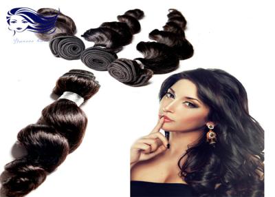 China Bündel-lösen rohe unverarbeitete brasilianische Haar-Erweiterungen Wellen-Jungfrau-Inder-Haar zu verkaufen