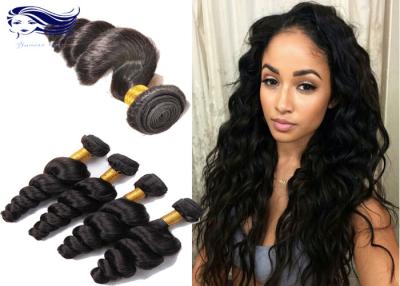 China 7A Grade Natural Color Brazilian Hair Extensions Free Sample Loose Wave Weaving for sale