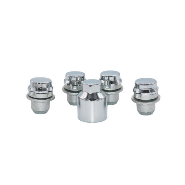 Wheel Lug Nuts Spline Wheel steel Nut Studs Chrome Short Shank Wheel Screw 