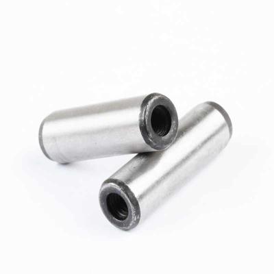 China 50mm-300mm ISO 8735 Parallel Pins With Internal Thread Hardened Steel for sale