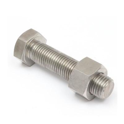 China 316 Stainless Steel Hex Bolts And Nuts DIN933 DIN931 High Tension A4 80 for sale