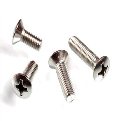 China Custom Socket Stainless Steel Flat Head Screws Different Thread Pitch for sale