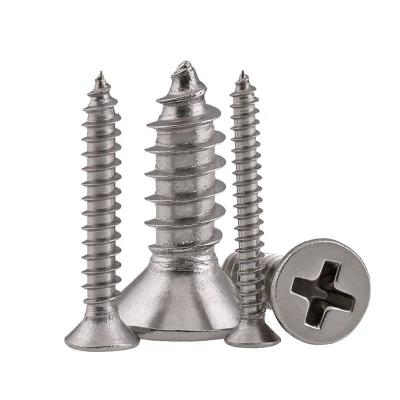 China M8 Stainless Steel Flat Head Self Tapping Screws for sale