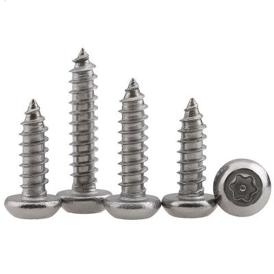 China M2.5 Tamper Resistant Self Tapping Screws , Stainless Steel Button Head Torx Screws for sale