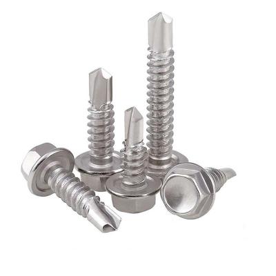 China SS410 Hex Head Self Drilling Metal Screws for sale