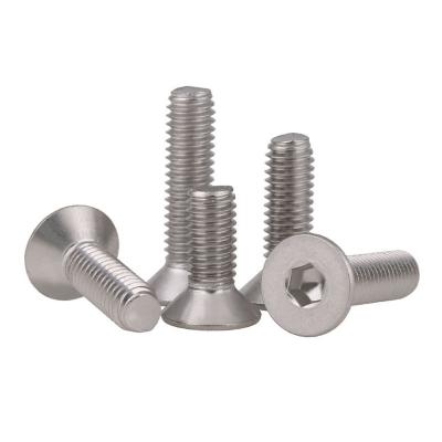 China SS304 Hex Drive Flat Head Screw for sale