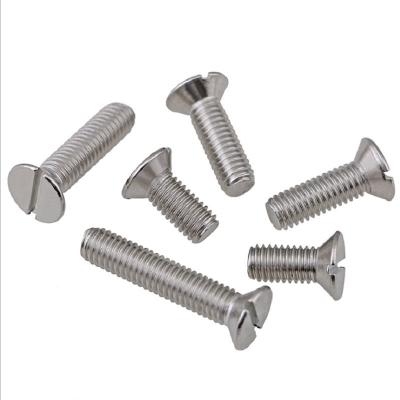 China 3mm to 60mm 304 Stainless Steel Screws Flat Head In Industrial Area for sale