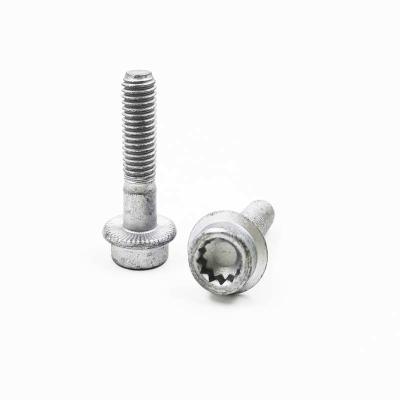 China Stainless Steel Hex Head Bolts with HDG Plated Triple Square Socket and 12 Point Drive for sale