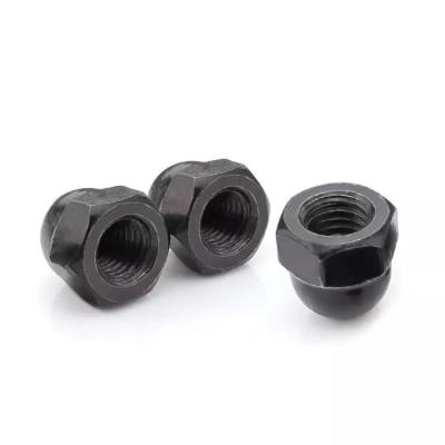 中国 3mm-12mmの合金のステンレス鋼のドームのナットは4.8の黒い酸化物のキャップ ナットを等級別にする 販売のため