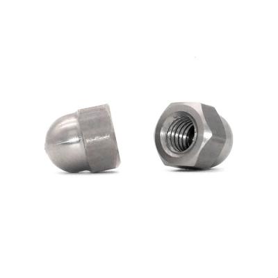 China ANSI Titanium Steel Cap Nut , Size M6-M16 Dome Nut ODM For Industry Machine for sale