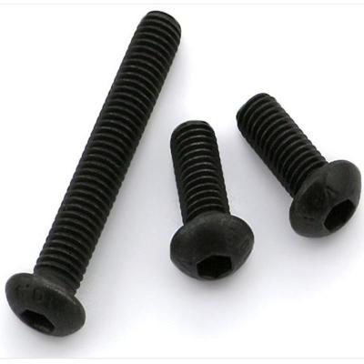 China Grade 12.9 Alloy Steel Screws Button Head Hex Drive Screws DIN7983 ANSI for sale