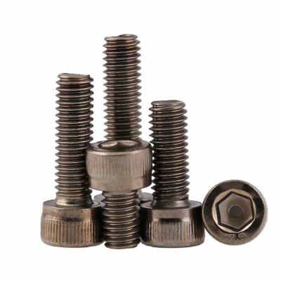 China Stainless Steel Cylindrical Socket Head Cap Screws Grade12.9 M6 Black ODM for sale