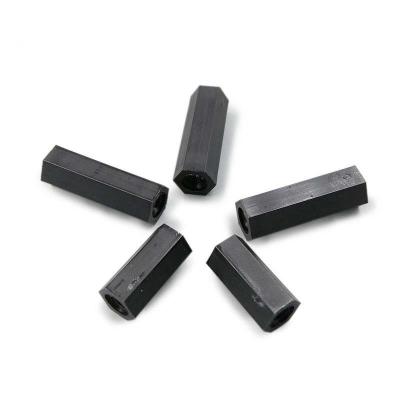 China M4/4mm Threaded Male Female Hex Standoffs Black Nylon Partially for sale