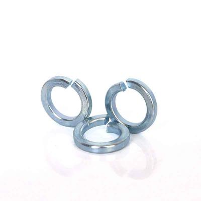China Stainless Steel Split Ring Lock Washers M3-M20 Grade 4.8 Zinc Coated Washers for sale