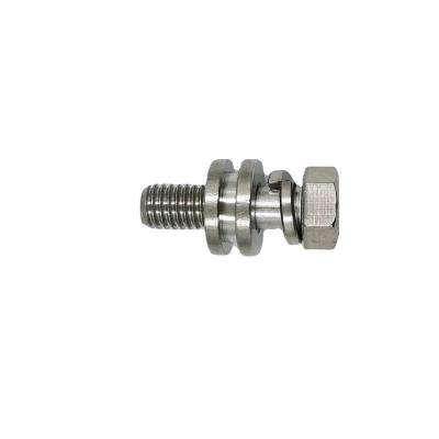 China Grade 4.8 316 Stainless Steel Fastener 24mm Hex Head Bolt Screw With Spring Washer for sale
