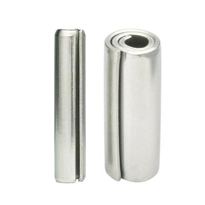 China SUS304 Coiled Spring Pins Zinc Plated DIN1481 Elastic Cylindrical for sale