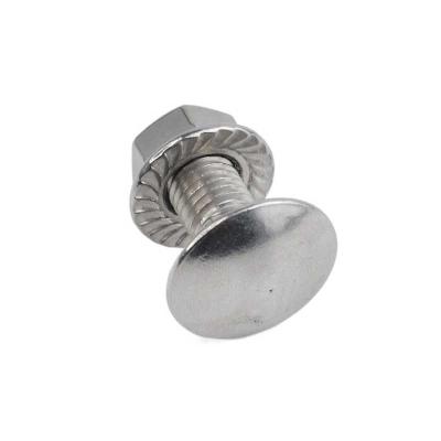 China Wholesale Stainless Steel Coach Bolt And Nut Of Ss304 Ss316 A2-70 A4-80 for sale