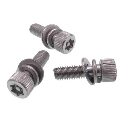 China Galvanized Anti Theft Screw Non Standard Sems Combination Security Set Screws for sale