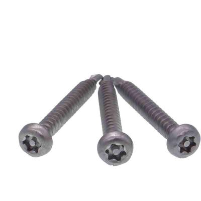 China 304 201 Stainless Steel Pin Head Torx Self Drilling Screws Tamper Resistant for sale