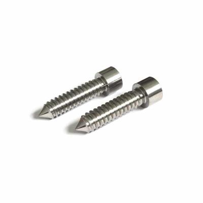 China Size M16 ASTM GR5 Self Tapping Titanium Screw Bolts 65mm Length for sale