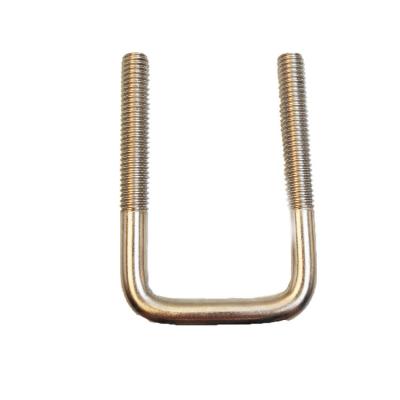 China Grado 8.8 316 Stainless Steel U Bolt Zinc Plated M8×80 M8×100 Size for sale