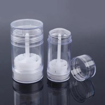China Eco Friendly Empty Round Deodorant Tubes 75g Round Deodorant Containers for sale