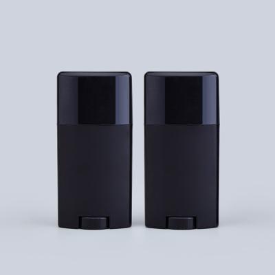 Chine Le conteneur noir 50g 75g pp de stick déodorant tordent vers le haut des tubes vides de désodorisant à vendre