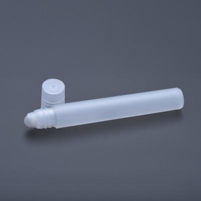 China 3ml 5ml 8ml Small Roller Bottles PP White Plastic Rollerball Perfume Container for sale