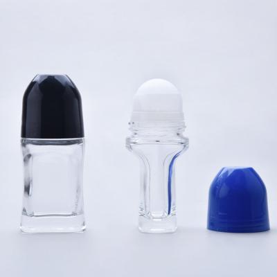 China 35mm Essential Oil Roller Bottles Empty Glass Roll On Bottles for sale