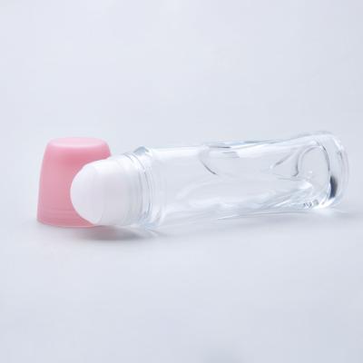 China Custom Frosted Roller Ball Perfume Bottle Colored 65ml Refillable Roll On Bottle for sale