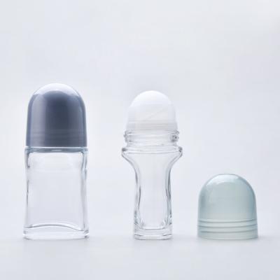 China Height 110mm Empty Glass Roller Bottle For Perfume Essential Oils for sale